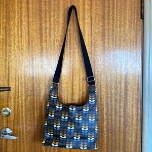 Orlando Kiely Multistem Print Crossbody Bag (coated)